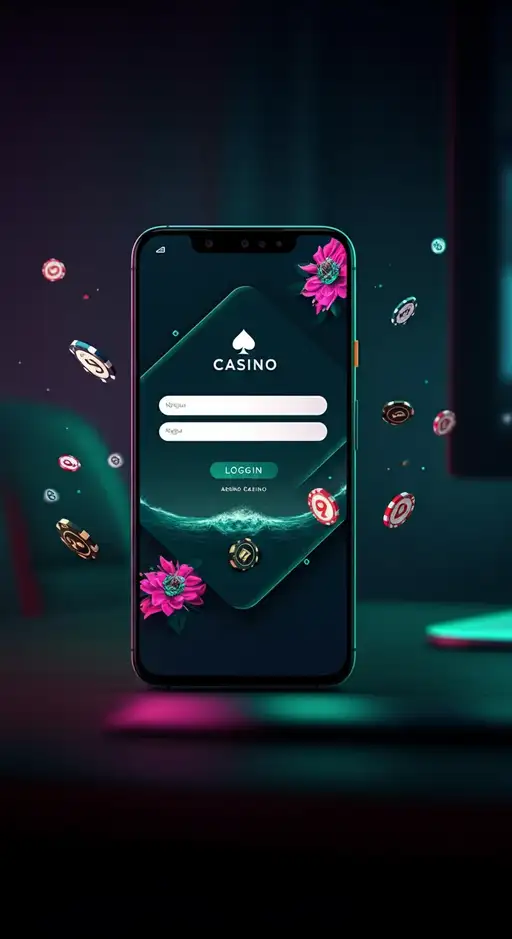 Gedetailleerd overzicht van het Luckywave Casino inlogscherm, met velden voor e-mail en wachtwoord en opties voor wachtwoordherstel en 2FA, geoptimaliseerd voor desktop en mobiel.